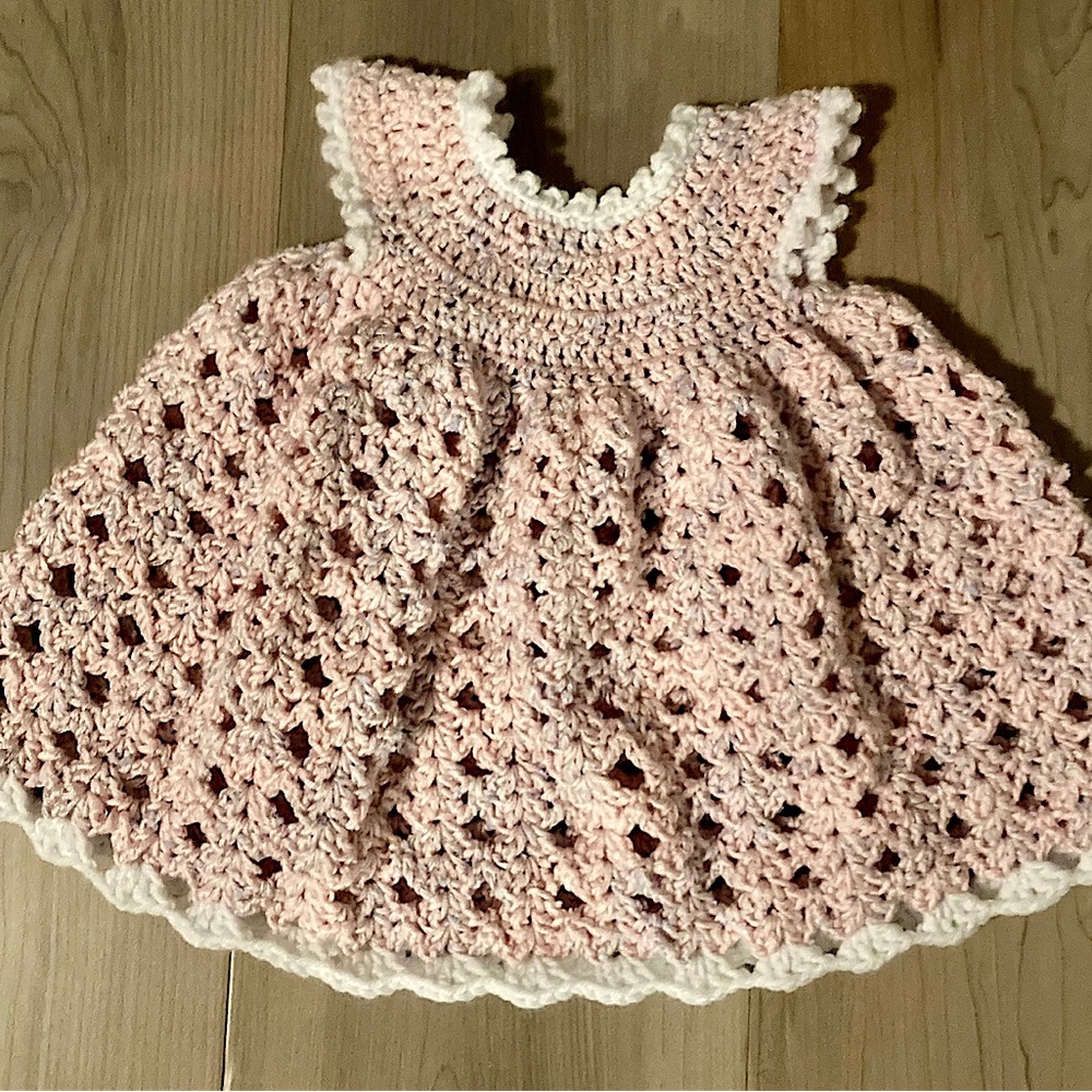 Baby dress 3-6 months old.   Handmade